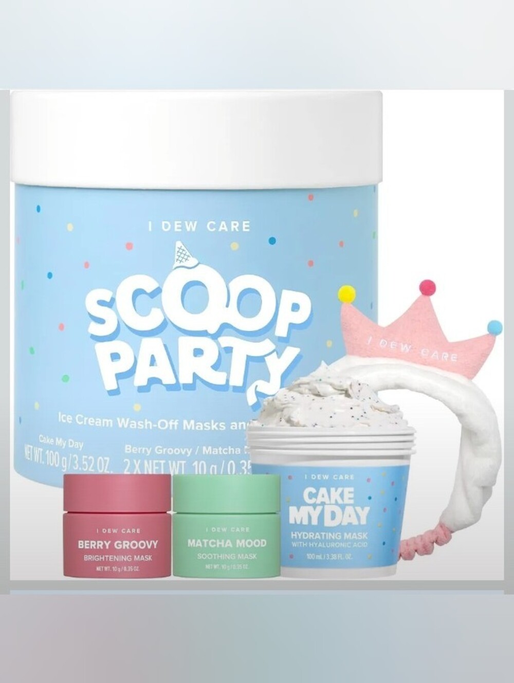 I DEW CARE- " Scoop Party "  Set 🩷🩵